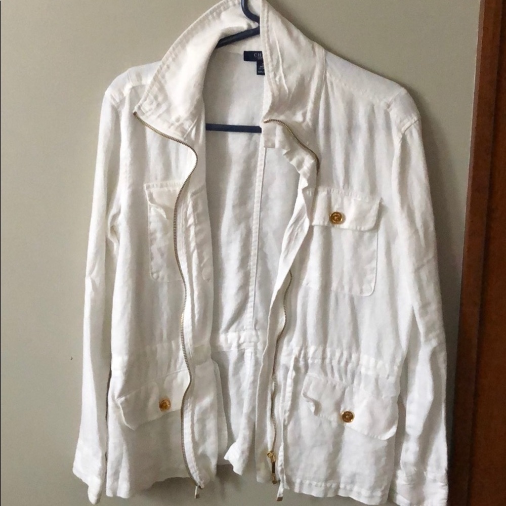 White Linen Jacket